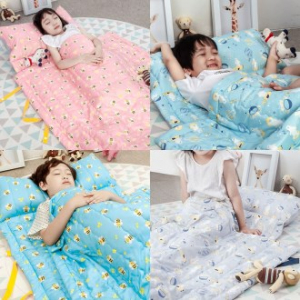 [국내 제작] 알러지 케어 아동 낮잠 이불 세트 (일체형)