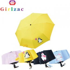 걸작 캐릭터 암막코팅 3단 수동 우산/양산