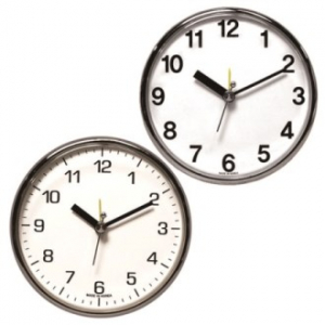 입체 아크릴 크롬 탁상시계 120