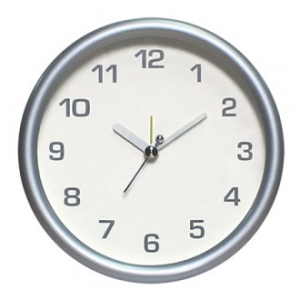 착한 실버 탁상시계 140