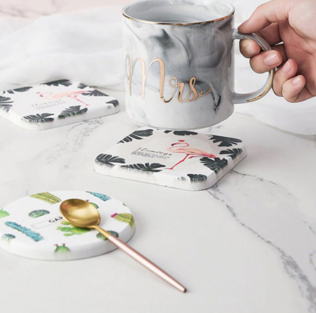 규조토 컵받침, 규조토 티코스터 #4