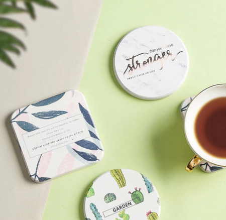 규조토 컵받침, 규조토 티코스터 #3