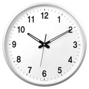 국대 실버 벽시계 362