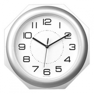 팔각 사출벽시계 270