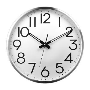 국대 심플 알미늄 벽시계 340