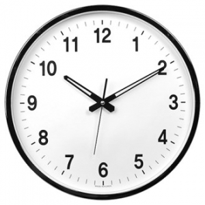 국대 심플 크롬 벽시계 362