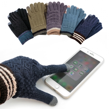 소프트 데일리 기모 스마트폰 장갑 (2size) #3