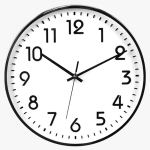 투풀 크롬 벽시계 300