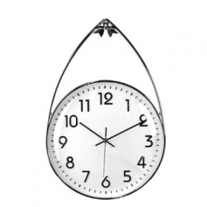 나래 크롬 입체숫자 볼록걸이벽시계 300