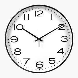 완소 크롬 벽시계 300