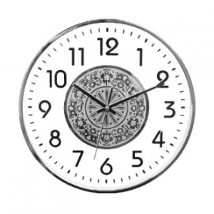 투풀 크롬 입체숫자 투명벽시계 300