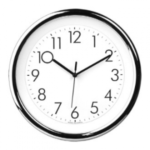 라미 크롬 벽시계 270