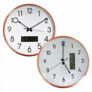 국대 무소음로즈메탈 카렌다온도벽시계320