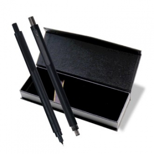 로켓 젤펜 샤프 SET, 편리한 원터치 푸쉬 버튼