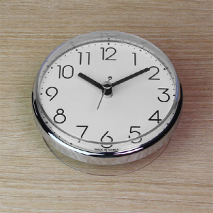 심플 크롬 흡착 시계