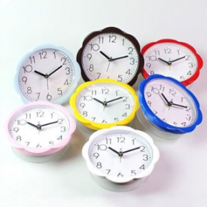 칼라 플라워 흡착 시계