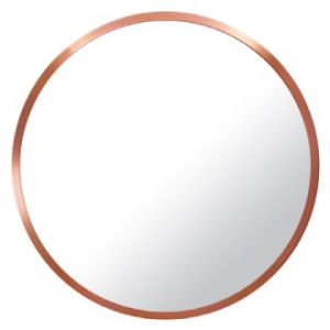 로즈골드 메탈 벽거울 300