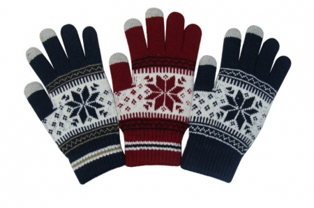 스마트폰 터치 장갑 눈꽃 장갑 (고급형) 기모 #2