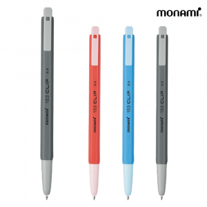모나미 153 클립 볼펜 0.5mm // 육각바디