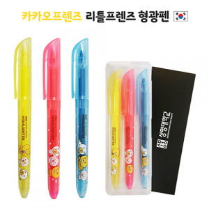 [카카오 프렌즈] INC 리틀프렌즈 형광펜 (3P)