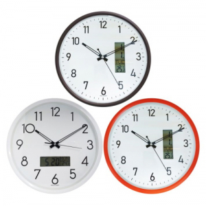 국대 카렌다 온도 벽시계 무소음315 ss-851