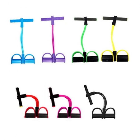 스트레칭 전신 튜빙밴드 운동밴드 4줄 #2