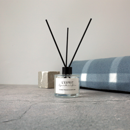 레스쁘리 스페셜 2P세트 L (무릎담요+ 로즈팝 미니로즈 디퓨저 50ml) #3