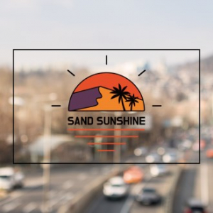 스티커 인쇄 사각 투명 칼라 스티커 90X55mm