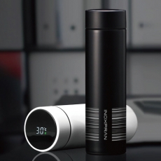 이녹스프랑 디지털 온도계 진공 텀블러 450ml- 베이직