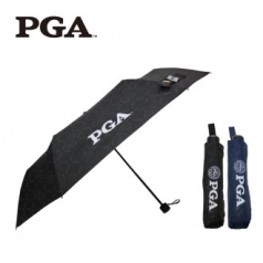 PGA 엠보 3단 수동 우산