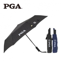 PGA 엠보 3단 완전자동 우산