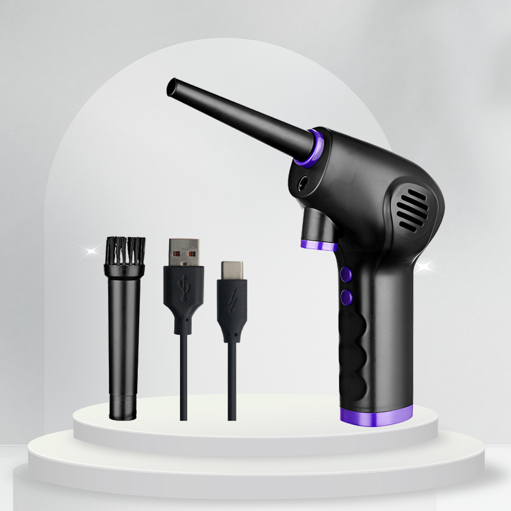 휴대용 가정용, 차량용, 무선 키보드 PC 컴퓨터 에어컨 틈새 먼지 청소 에어건 #3