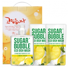 친환경 슈가버블 주방 세제레몬 3종 1호