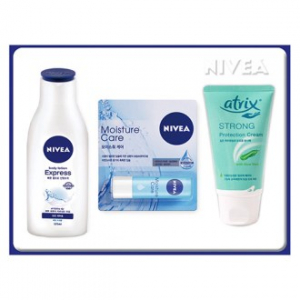 니베아 울트라 보습 3호 (바디로션 + 립케어 + 핸드크림)