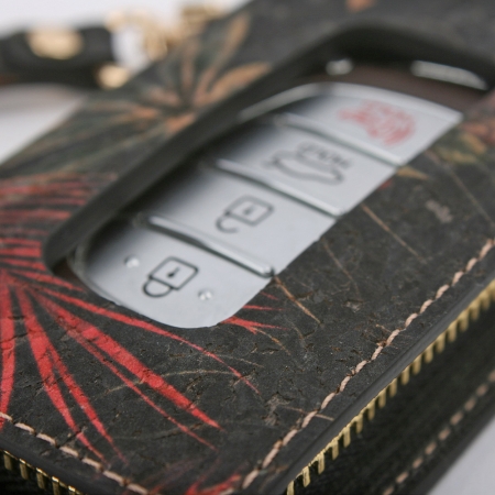 차량 스마트키 케이스[공용]_나무껍질 Italy cork 식물성 천연가죽 #5