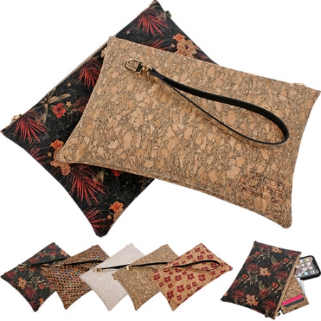 미니 파우치[공용]_나무껍질 Italy cork 식물성 천연가죽 #2