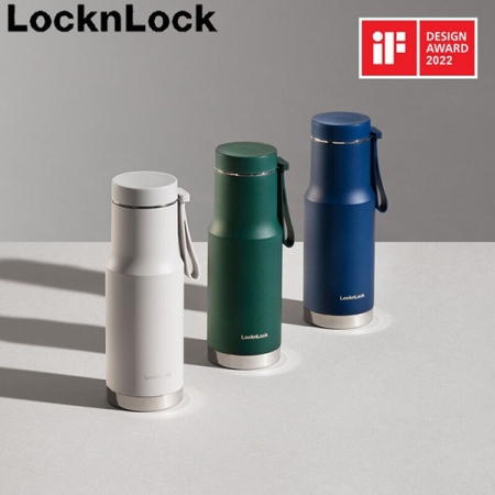 락앤락메트로 엣지 텀블러 스트랩형 4198 (그린,아이보리,네이비) 470ml #3