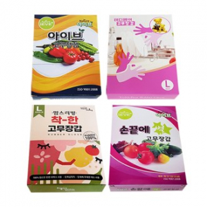 고무장갑 (선물용 케이스 포함) (랜덤발송)