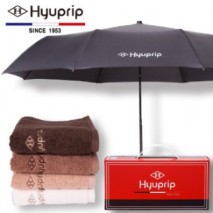 협립 3단 심플 수동우산 1P +40수 호텔 코마 세면타올 1P세트