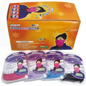 극세사 보온 마스크 방한대 (핑크, 라일락, 블루, 블랙)