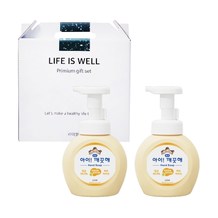 라이웰 아이깨끗해 핸드워시 250ml x 2P 파우더향 #2