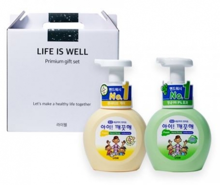 라이웰 아이깨끗해 핸드워시 250ml x 2P (파우더향 +청포도향) #2