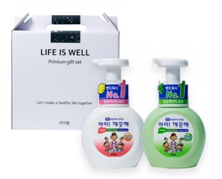 라이웰 아이깨끗해 핸드워시 250ml x 2P (레몬향 +청포도향) #2