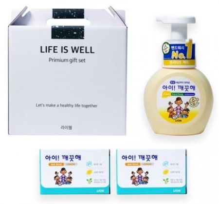 라이웰 아이깨끗해 핸드워시1P (파우더향) + 비누2P SET #2