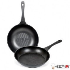 셰프라인 리빙앤쿡 다이아몬드 후라이팬 2종 (팬30cm , 궁중30cm)