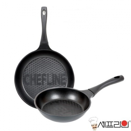 셰프라인 리빙앤쿡 다이아몬드 후라이팬 2종 (팬20cm , 팬28cm) #2