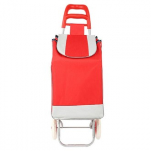 2중 손잡이 쇼핑 카트 시장 바구니