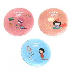 무지 미니 일러스트 손거울