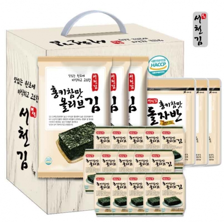 서천 명품 김세트 7호 (도시락 15봉, 전장 3봉 + 자반 3봉) #2