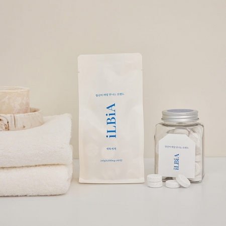 일비아 드럼 통돌이 타블릿 세탁 세제 60정 #4